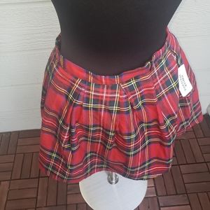 Plaid Mini-Skirt